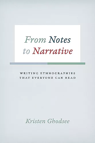 From Notes to Narrative cover