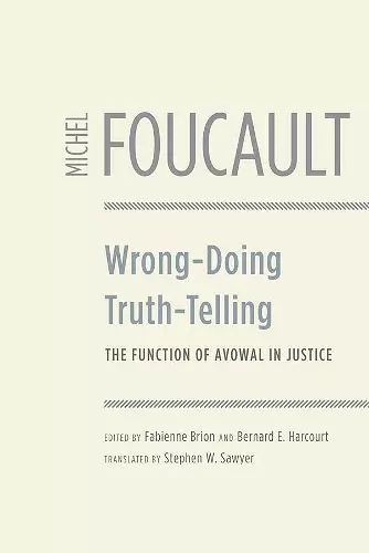 Wrong-Doing, Truth-Telling cover