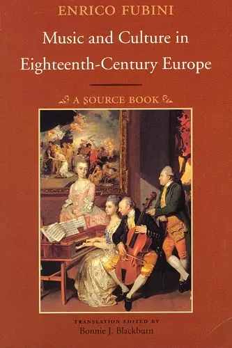 Music and Culture in Eighteenth-Century Europe cover