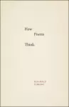 How Poems Think cover