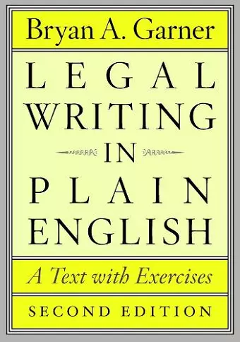 Legal Writing in Plain English, Second Edition cover