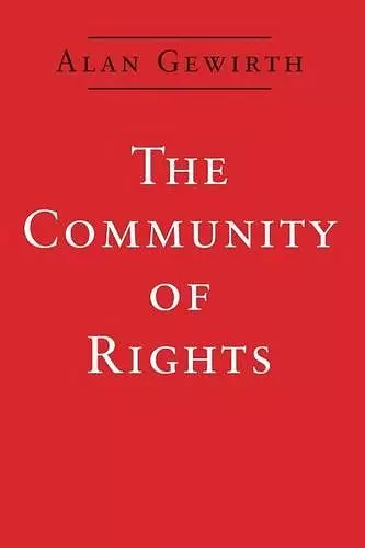 The Community of Rights cover