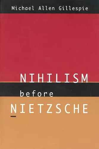 Nihilism Before Nietzsche cover