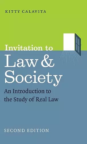 Invitation to Law and Society cover