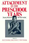 Attachment in the Preschool Years cover