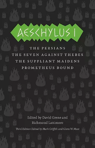 Aeschylus I cover