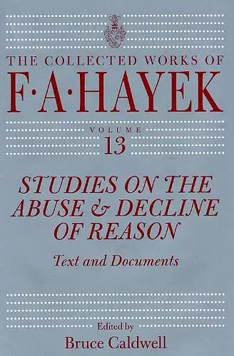 Studies on the Abuse and Decline of Reason cover