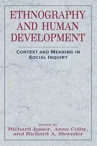 Ethnography and Human Development cover