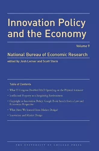 Innovation Policy and the Economy 2008 cover