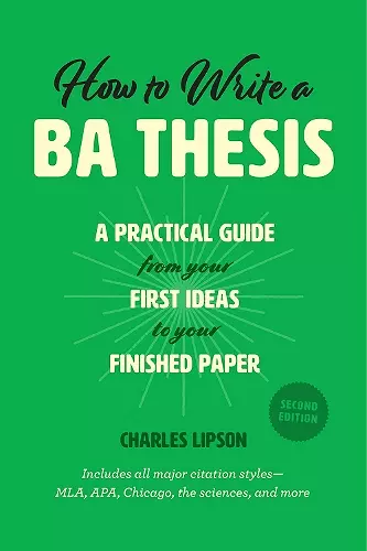 How to Write a Ba Thesis, Second Edition cover