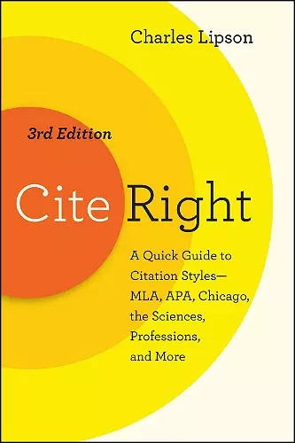 Cite Right, Third Edition cover