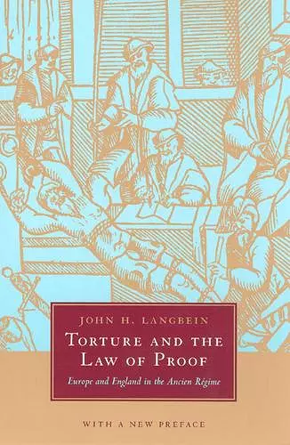 Torture and the Law of Proof cover