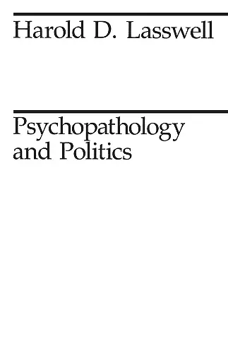 Psychopathology and Politics cover