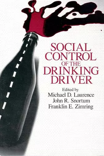 Social Control of the Drinking Driver cover