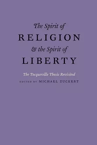 The Spirit of Religion and the Spirit of Liberty cover