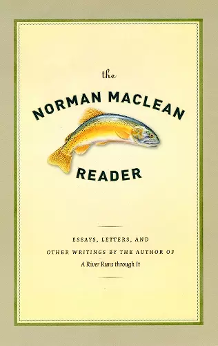 The Norman Maclean Reader cover