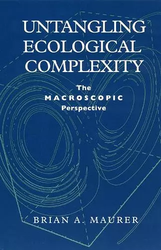 Untangling Ecological Complexity cover