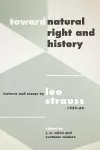 Toward "Natural Right and History" cover