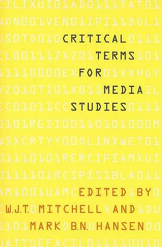 Critical Terms for Media Studies cover