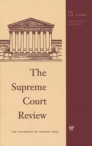 The Supreme Court Review, 2017 cover