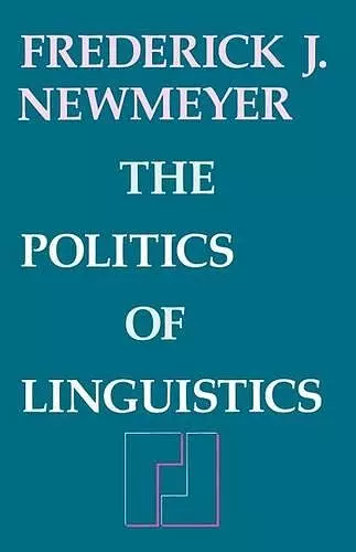 The Politics of Linguistics cover