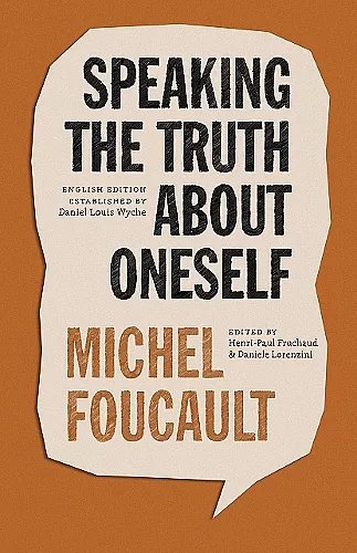 Speaking the Truth about Oneself cover