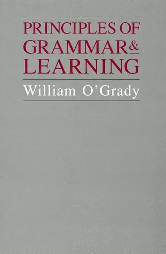 Principles of Grammar and Learning cover