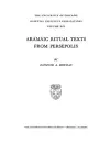 Aramaic Ritual Texts from Persepolis cover