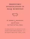 Prehistoric Investigations in Iraqi Kurdistan cover