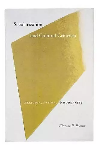 Secularization and Cultural Criticism cover