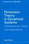 Dimension Theory in Dynamical Systems cover