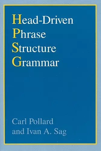 Head-Driven Phrase Structure Grammar cover