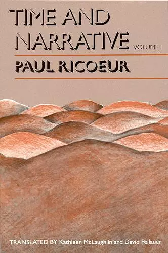 Time and Narrative, Volume 1 cover