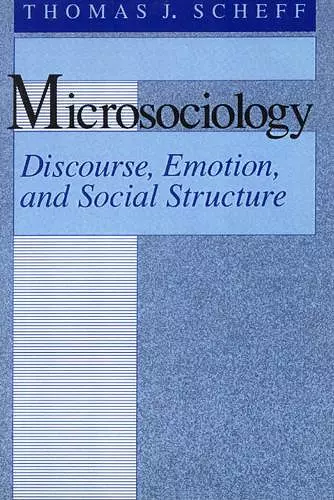 Microsociology cover