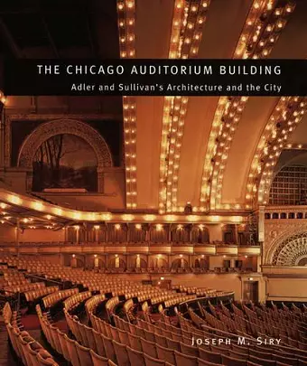 The Chicago Auditorium Building cover