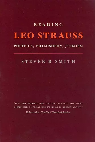 Reading Leo Strauss cover