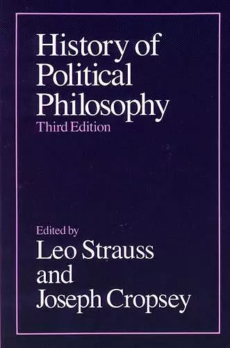 History of Political Philosophy cover