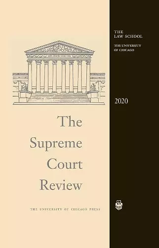 The Supreme Court Review, 2020 cover