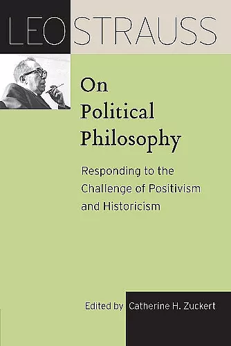 Leo Strauss on Political Philosophy cover