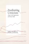 Professing Criticism cover