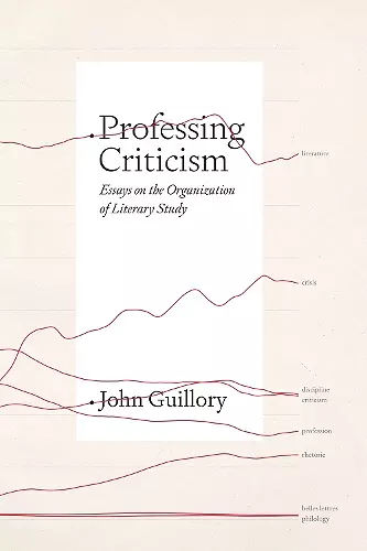 Professing Criticism cover