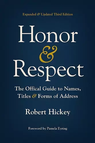 Honor and Respect cover