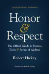 Honor and Respect cover