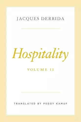 Hospitality, Volume II cover