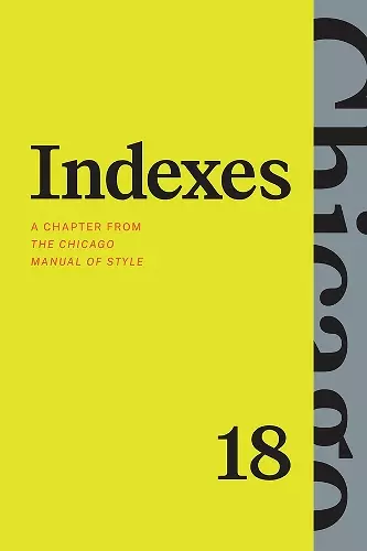 Indexes cover