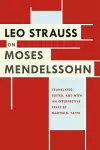 Leo Strauss on Moses Mendelssohn cover