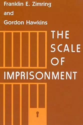 The Scale of Imprisonment cover