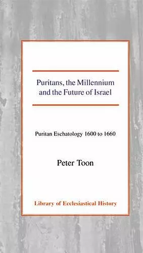 Puritans, the Millennium and the Future of Israel cover