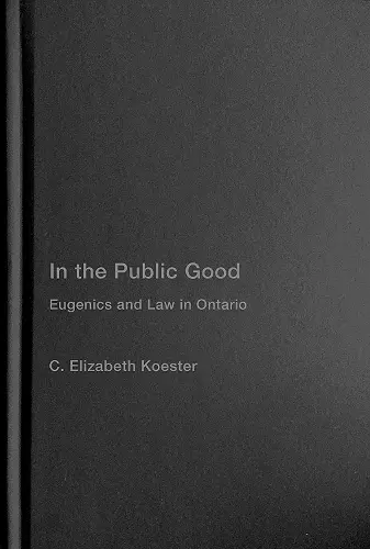 In the Public Good cover