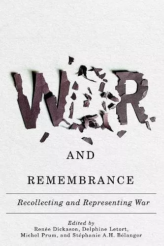 War and Remembrance cover